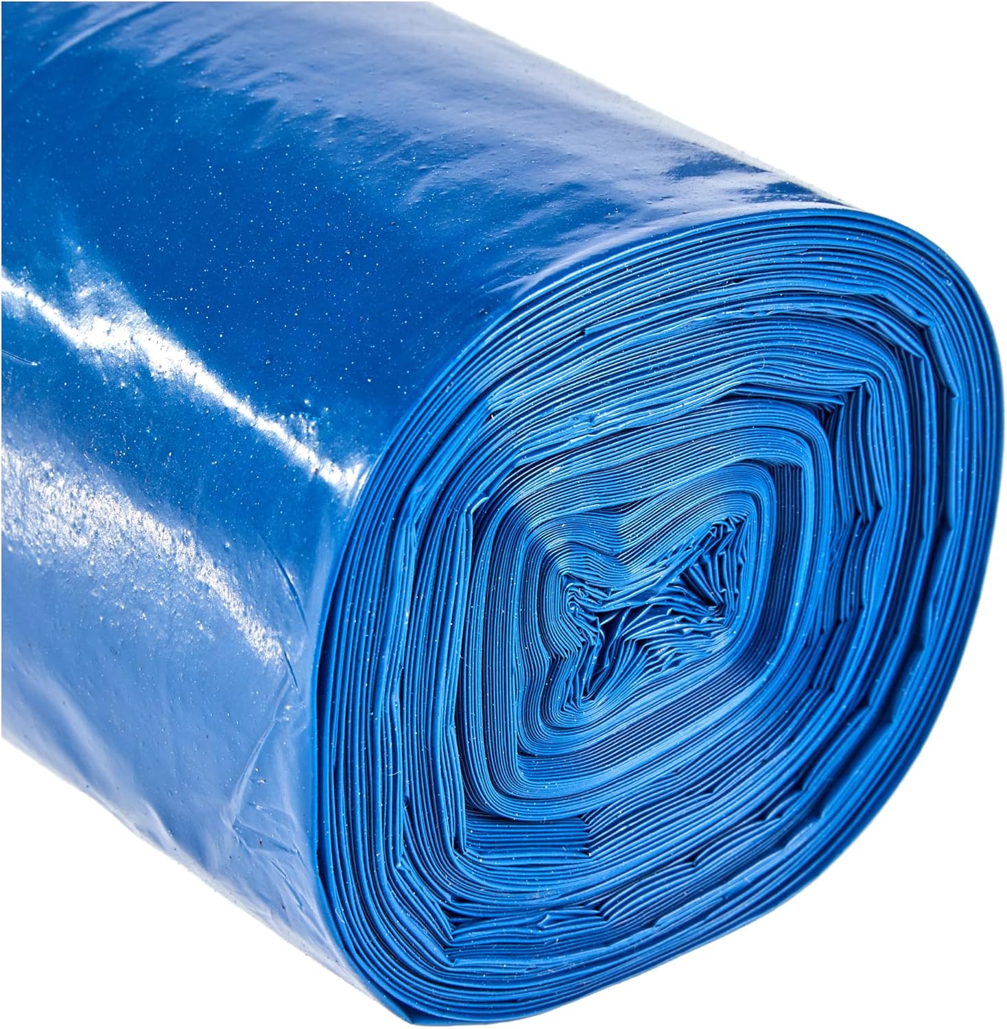ST-AZ-005550 Bin Liners Tear-Resistant Super Strong 120 L | Pack of 25 | Rubbish Bags for Household Waste Office Made of Thick LDPE Regranulate Film Colour: Blue