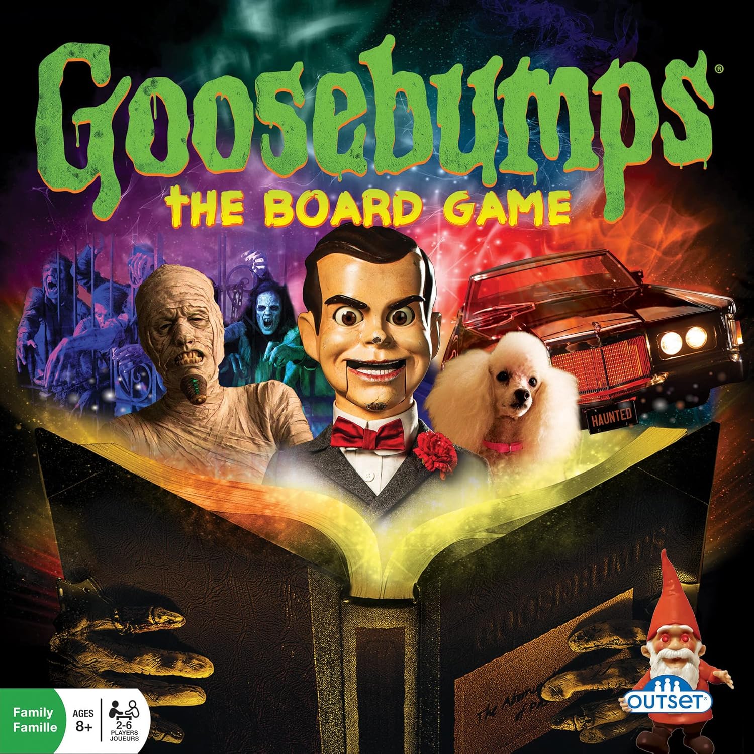 Goosebumps The Board Game - Family Board Game - Based on Books and Movie - Easy and Entertaining to Play - for 2-6 Players - Ages 8 and up