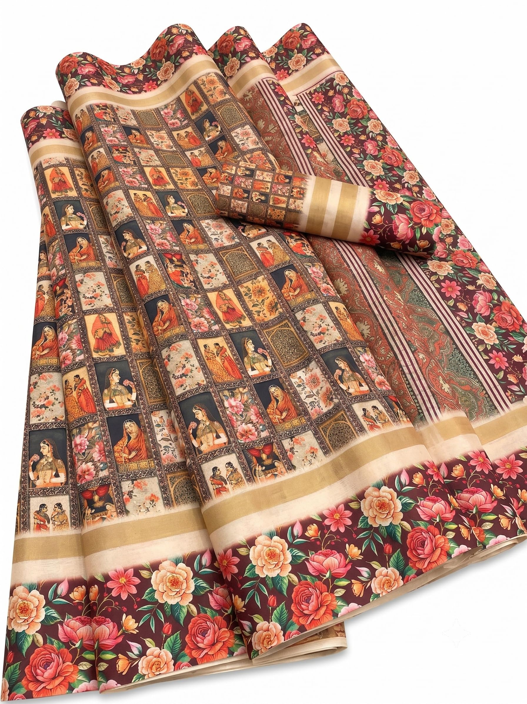 Soft Malai Silk Lightweight Saree with Matching Blouse Piece | Elegant Festive & Casual Wear Saree-image-3