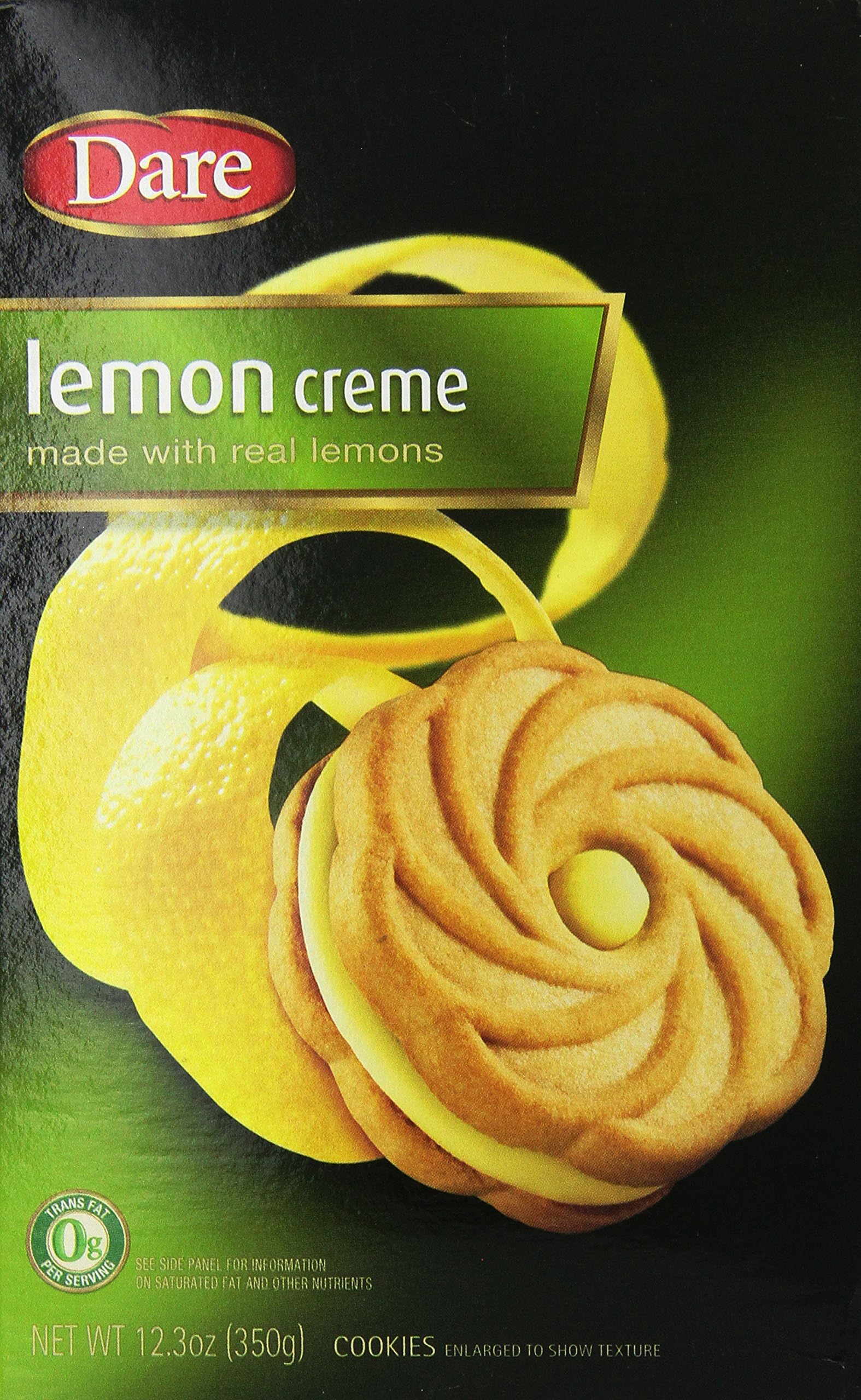 Lemon Creme Sandwich Cookies, 12.3oz Box (Pack of 2) ((2) - 12.3 oz boxes)
