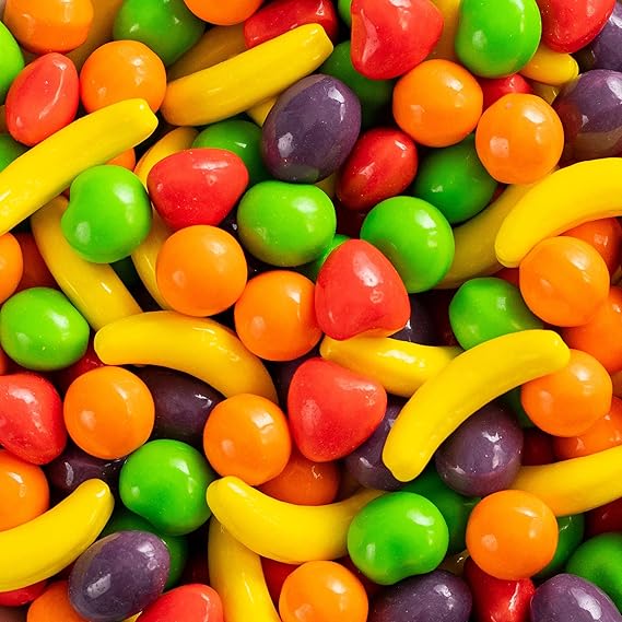 Wonka Runts Hard, Chewy & Fruity Candy, Recloseable Bag 12.0 oz (Pack of 4)