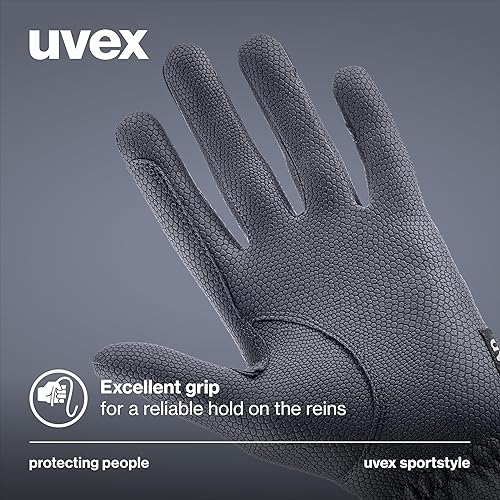 Miniatura 4 de Uvex Sportstyle - Guantes de equitación para mujeres y hombres, marrón, 5.5, transpirables, lavables y con capacidad para pantalla táctil