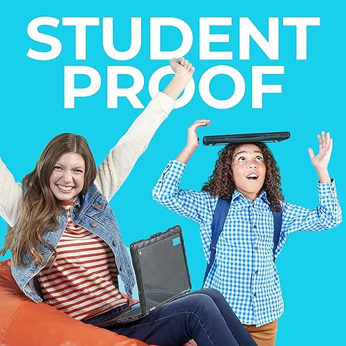 Miniatura 8 de Gumdrop DropTech - Funda para laptop compatible con Chromebook Lenovo 300e (2 generación, Intel). Diseñada para estudiantes K-12, profesores y