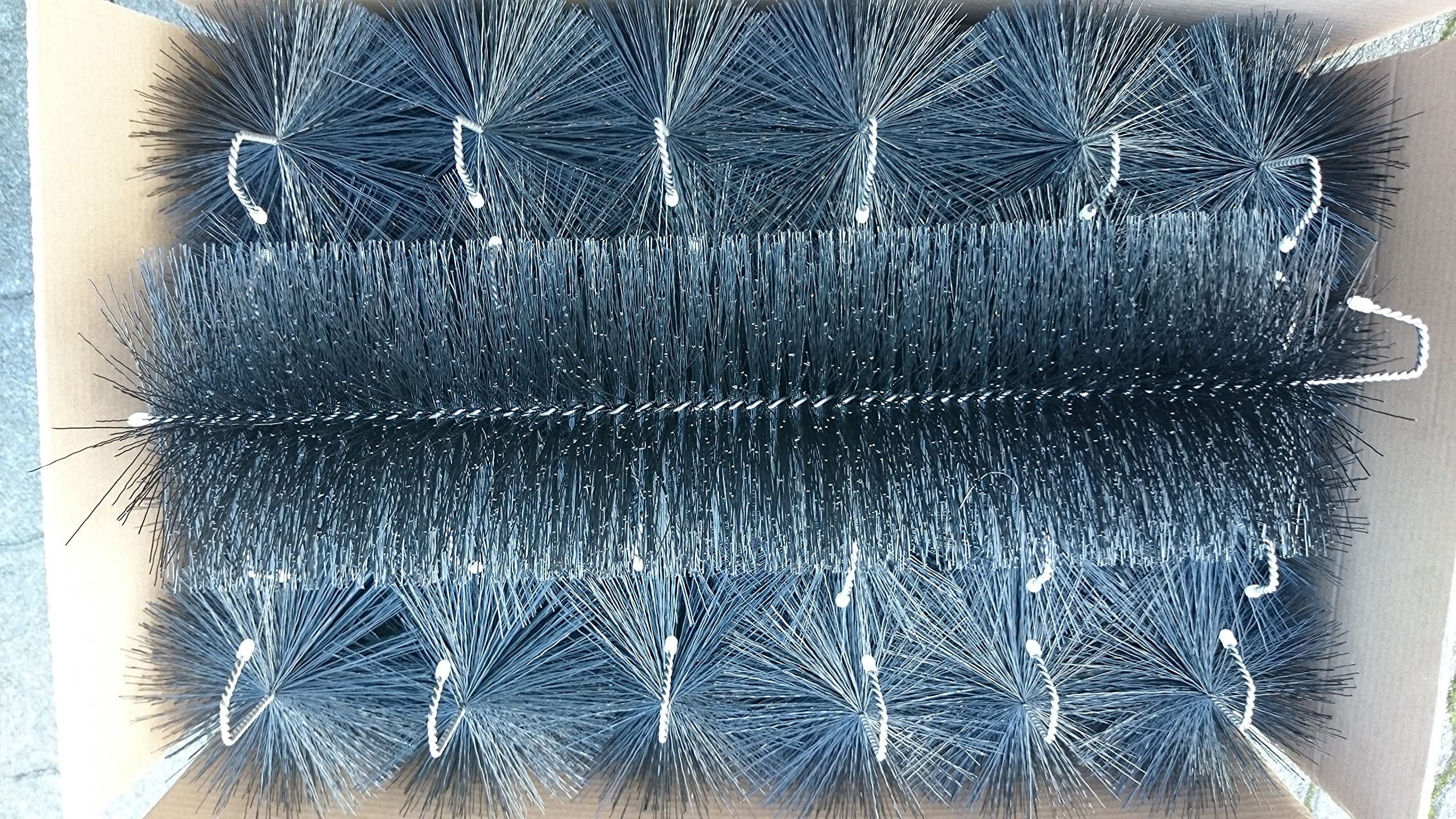 Filterbürste SCHWARZ 60 cm Ø 150mm x 15Stk. (73,01 € inkl. Lieferung) Gartenteich, Filter, Filterbürste Teichfilter