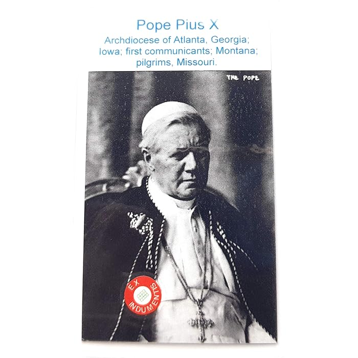 Buy relic card 3rd Class of Pope Saint Pius X Giuseppe Melchiorre Sarto