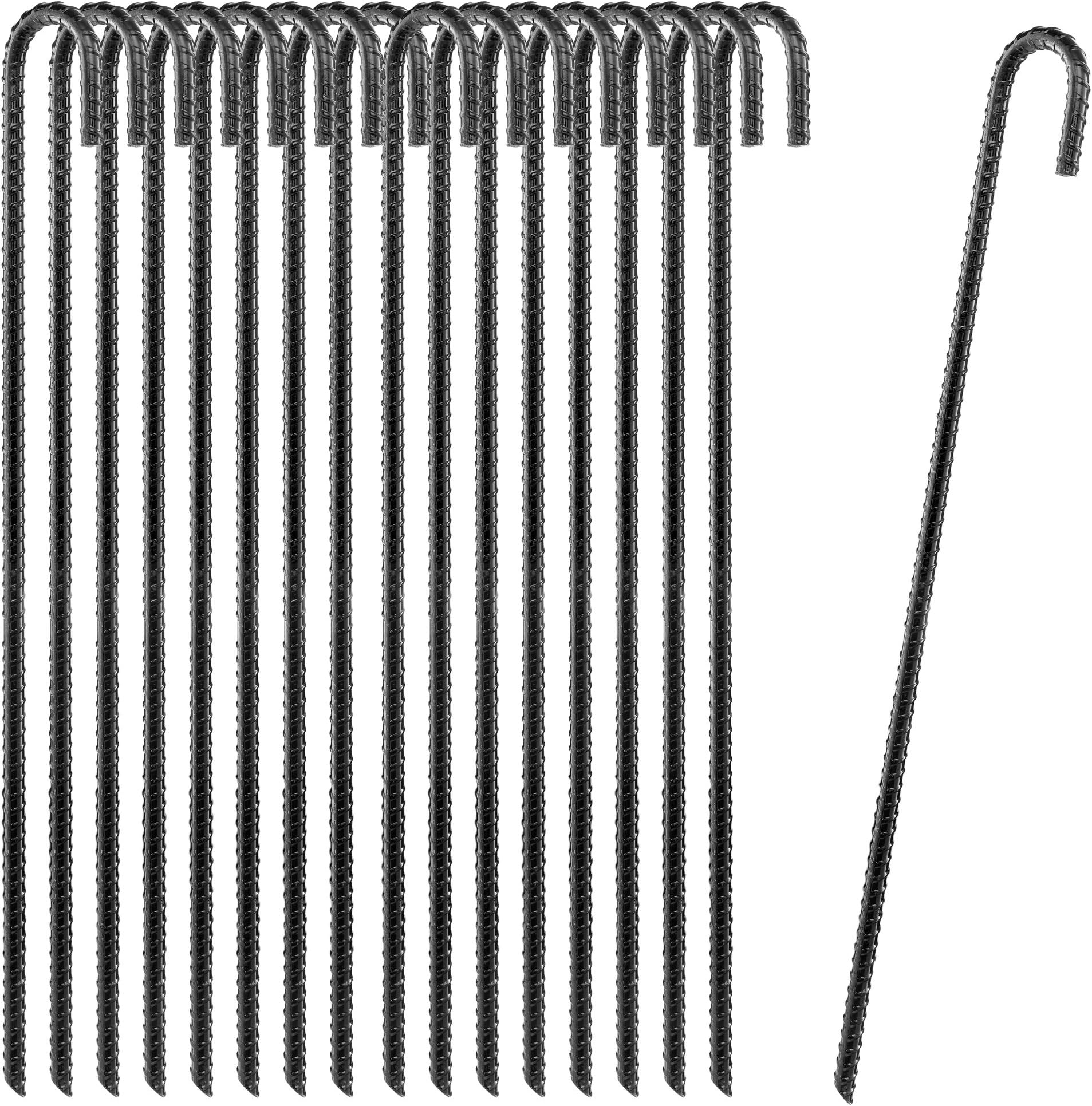 24" x 1/2" Rebar Anchor Stakes Landscaping, Camping