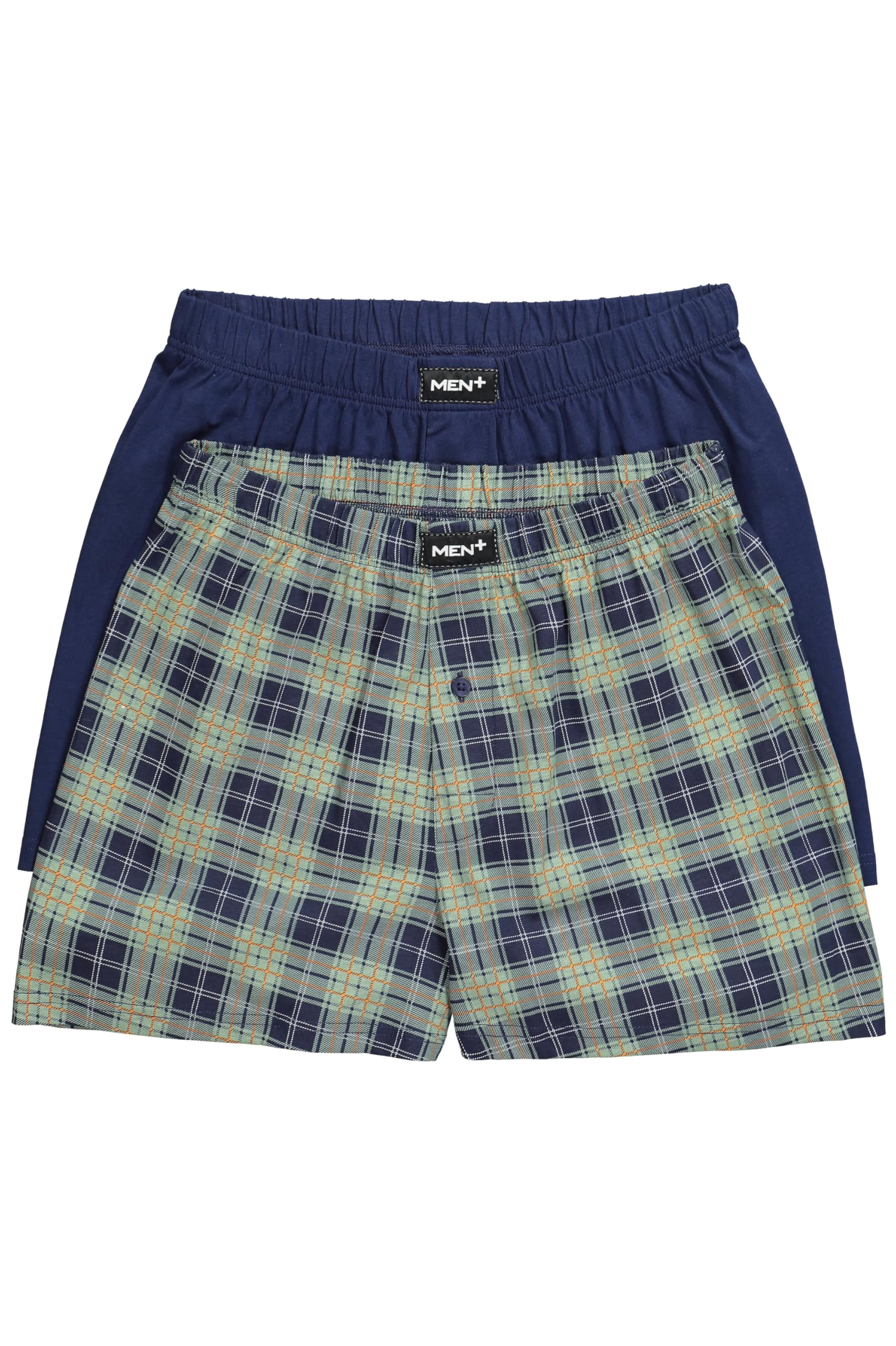 Men Plus Herren große Größen Übergrößen Menswear L-8XL Boxershorts, Oeko-TEX, 2er-Pack, Unterhose 844905