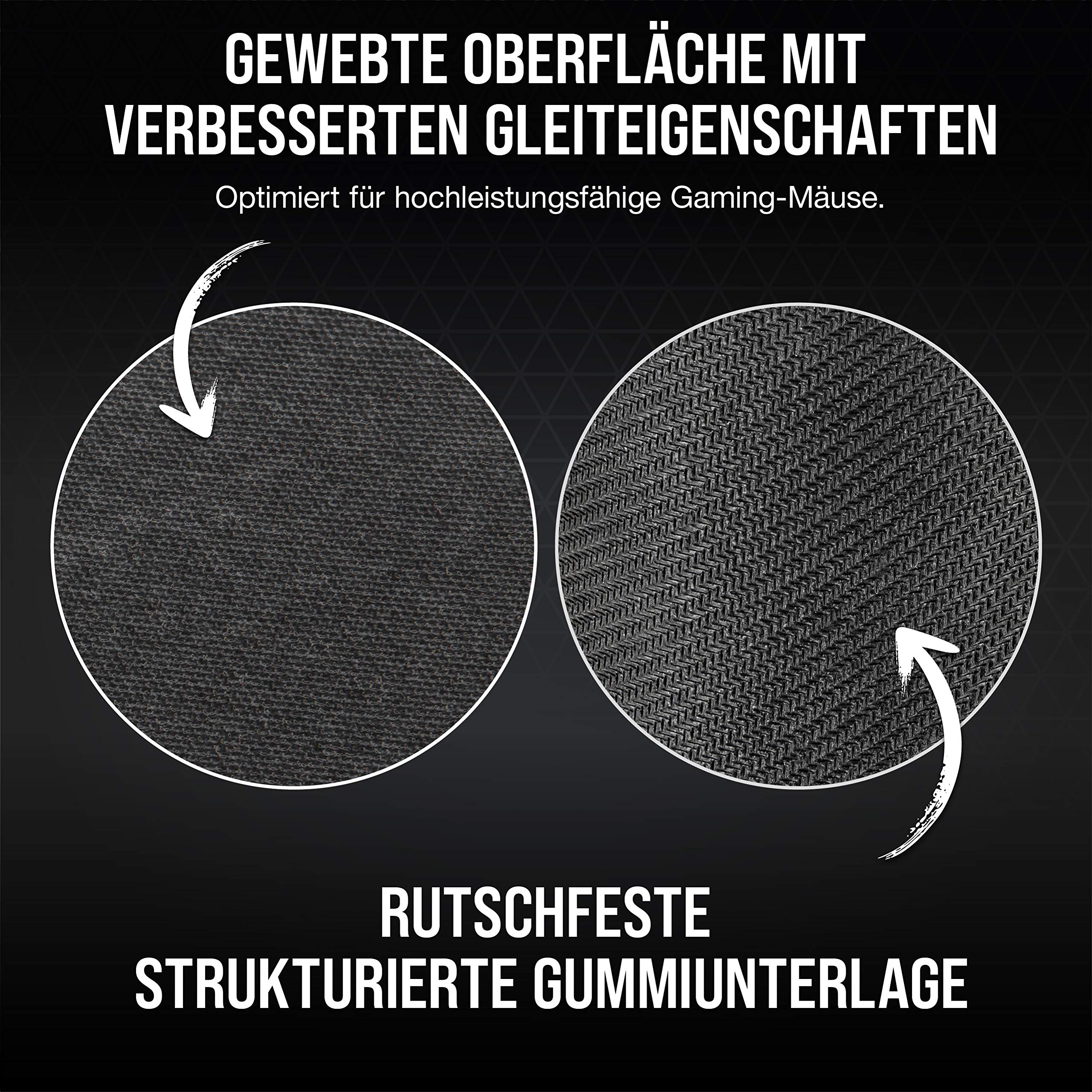 Corsair MM700 RGB Cloth Gaming-Mauspad - Extended 930mm x 400mm - Schwarz