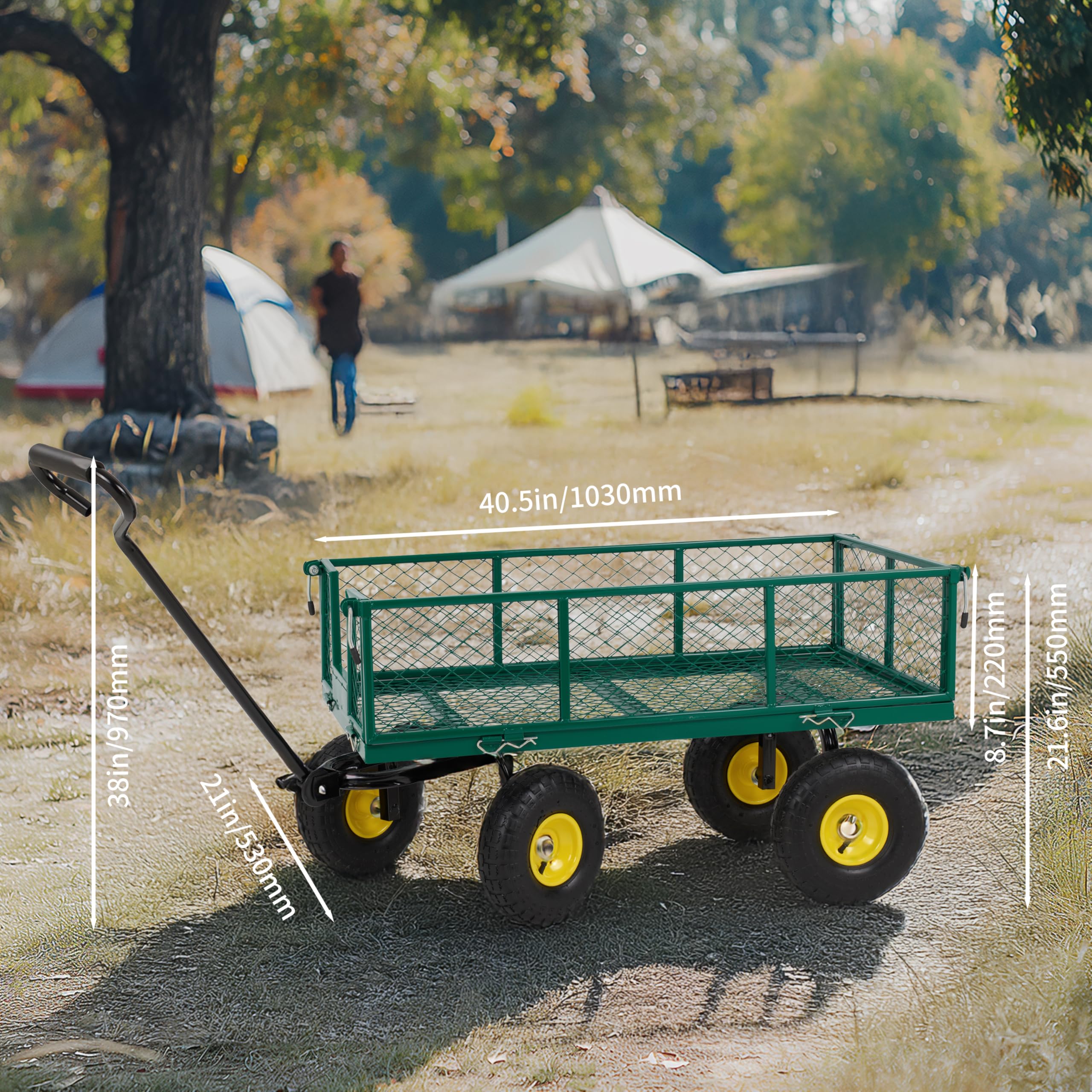Snapklik.com : Finnhomy Heavy Duty 1000 Lbs Capacity Mesh Steel Garden ...