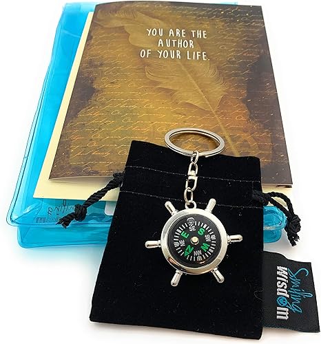 Miniatura 2 de Smiling Wisdom - Old World - Tarjeta de felicitación y recuerdo con texto en inglés «You Are The Author of Your Life» («You Are The Author of Your