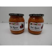 Va-Va Ajvar Hot Vegetable Spread, 540 Gr x 2, Pack of 2