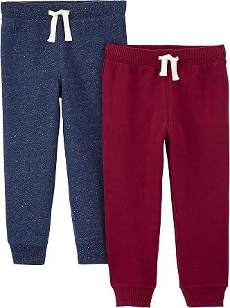 Simple Joys by Carters Boys 2-Pack Pull on Fleece Pants
