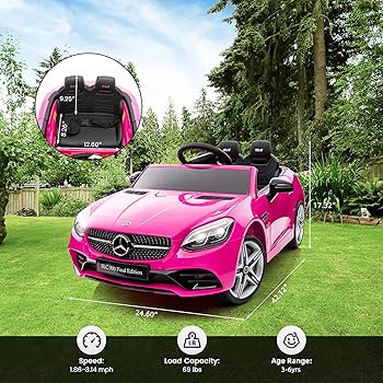 メルセデス　ベンツ ピンク 電動　車　ライド 91oTPD4NPiL._AC_UF350,