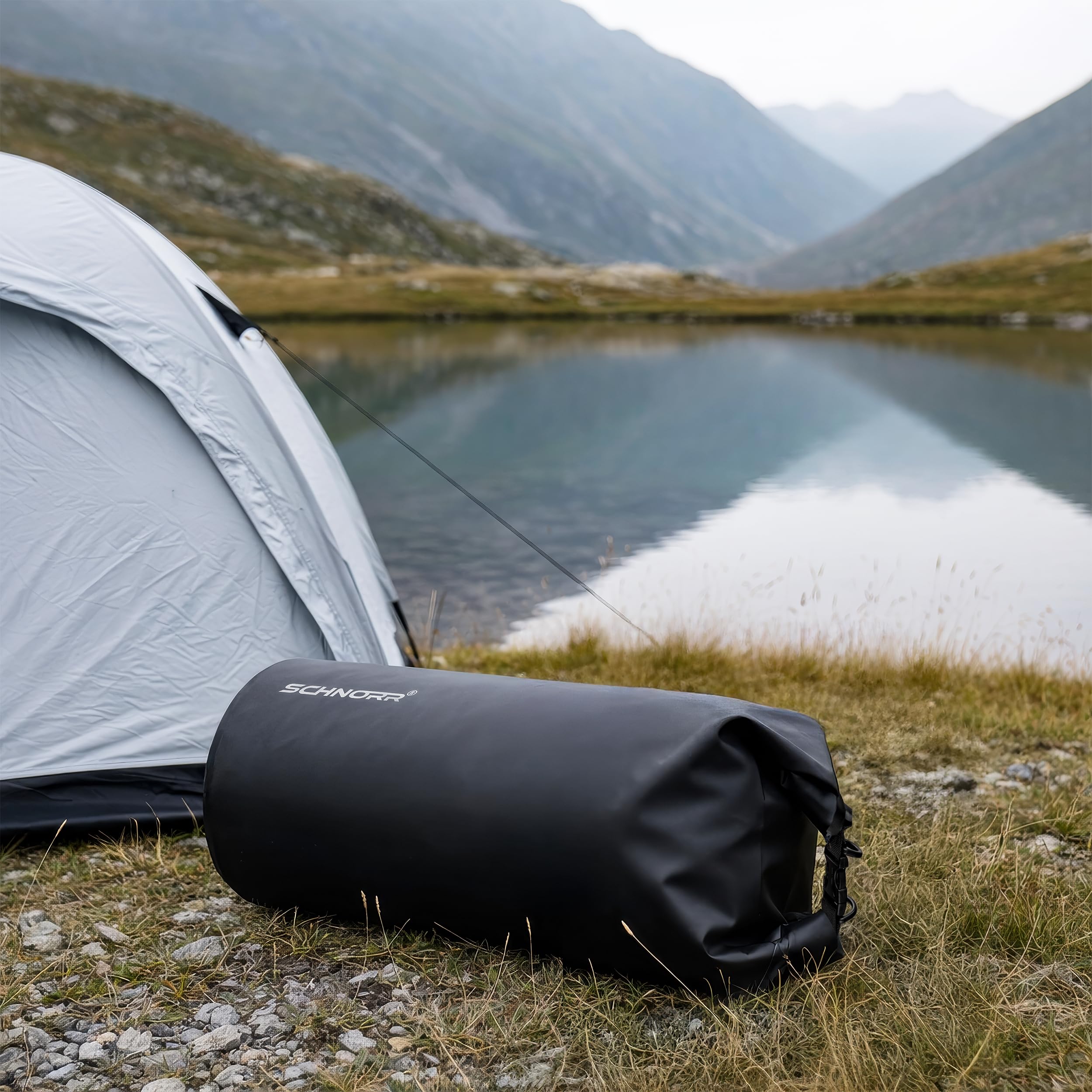 SCHNORR Drybag 100L wasserdicht 1000D Rollverschluss verschweißte Nähte