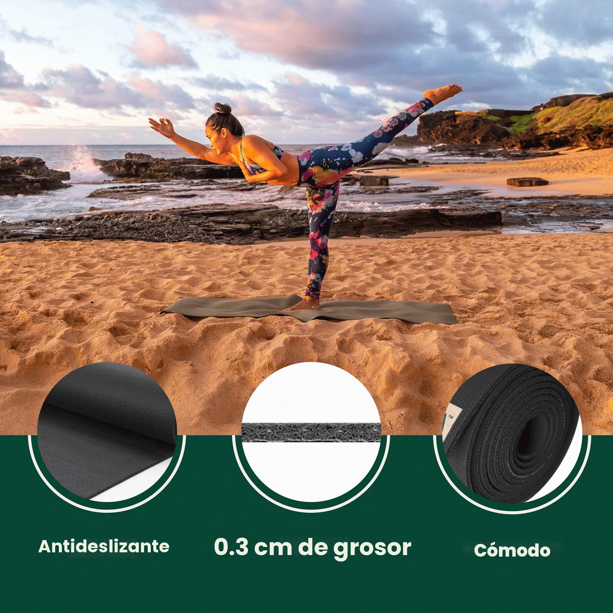 JadeYoga Esterilla de viaje.