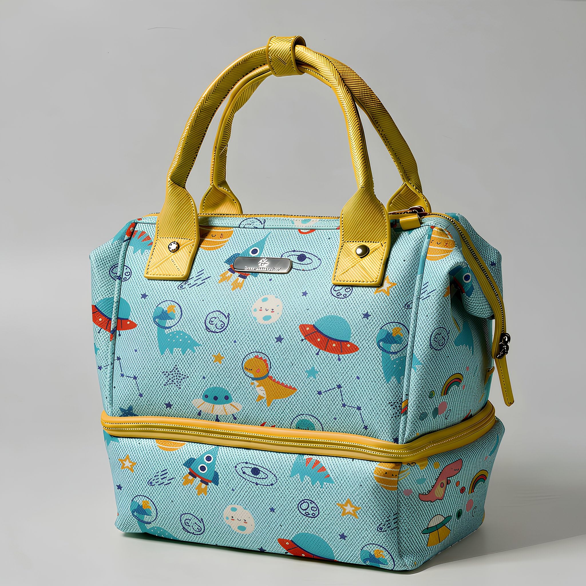 StarAndDaisy Baby Bag for Mothers Travel/Diaper Bags for Mom with Insulated Compartment/Diaper Bag for Mothers for Travel & Multiple Pockets, 12L capacity- Dinosaur Print-picture-17