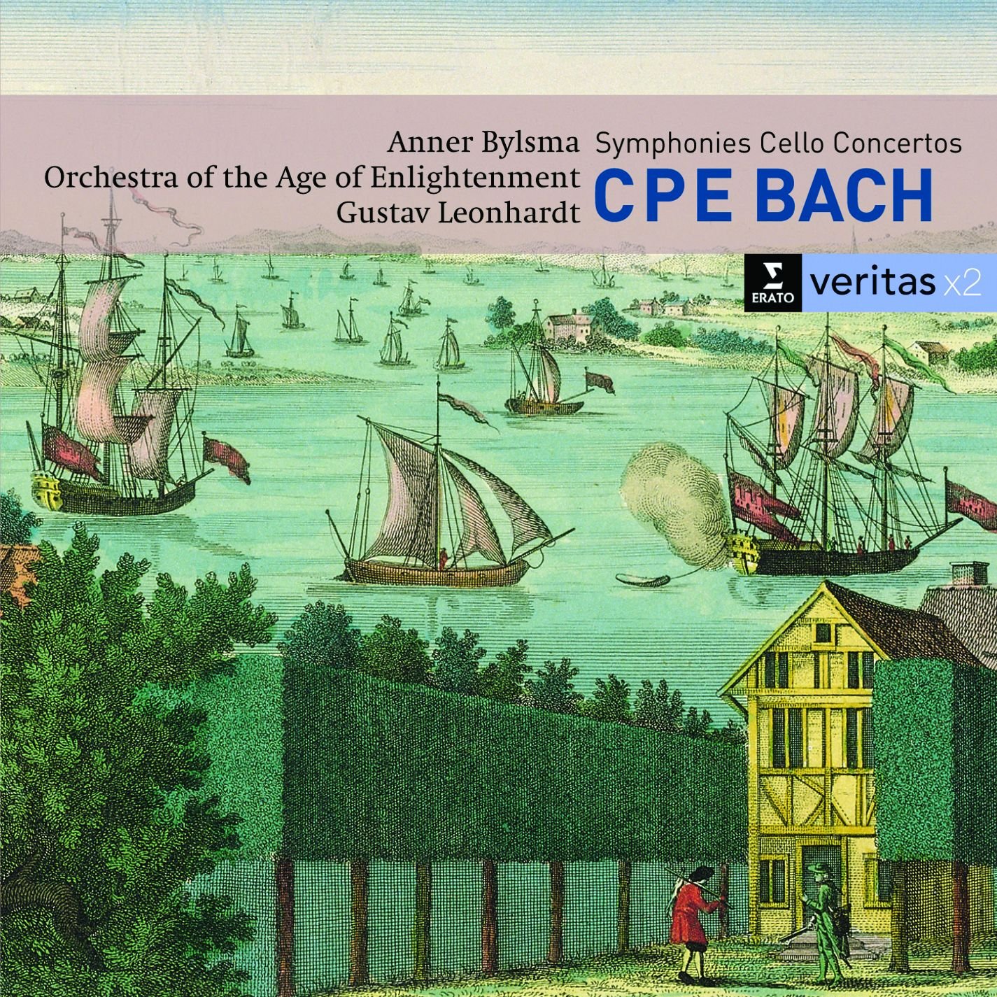 CPE Bach: Symphonies; Cello Concertos /Bylsma · OAE · Leonhardt