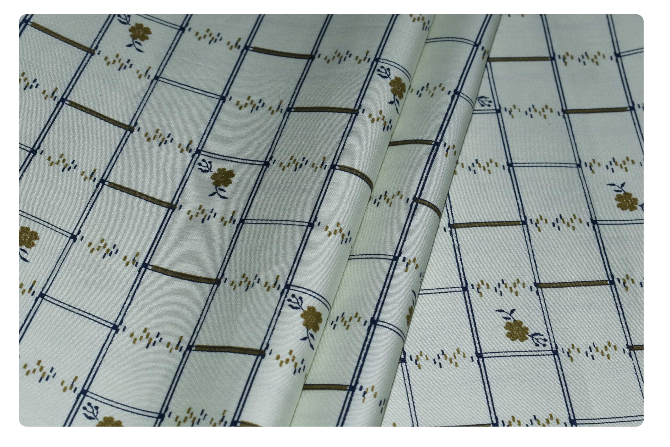 arvind Men's Pure Cotton Satin Printed Unstitched Shirt Fabric (PZ39A1, Free Size) 1.60 M-picture-11