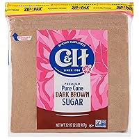 Vista 2 de C&H Azúcar moreno oscuro de caña pura premium, bolsa de 2 libras (paquete de 2)