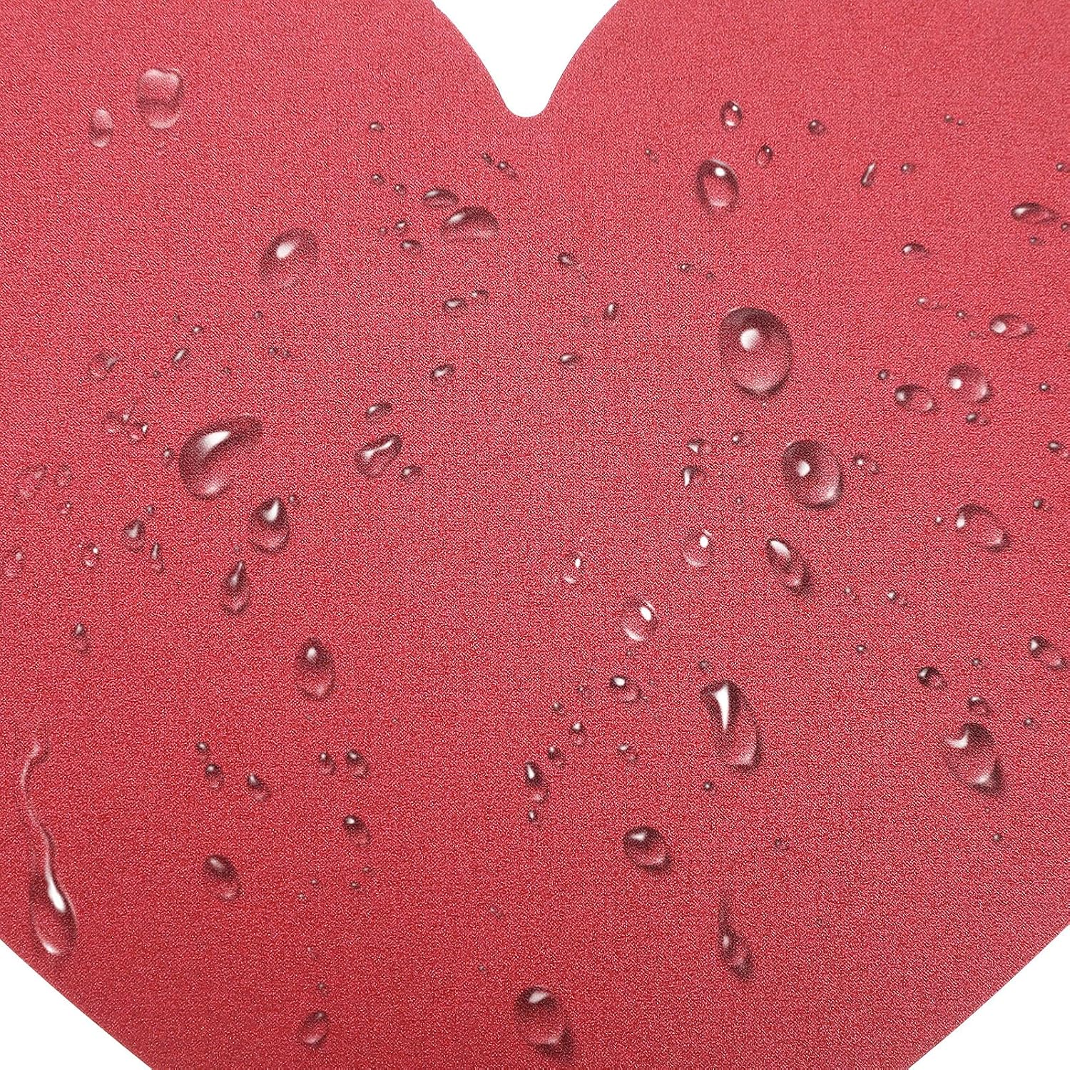 Toddmomy 40 Red Heart Cutouts, Pre-Cut Cardstock Hearts for Valentine's Day, Classroom Bulletin Board, DIY Craft Projects and Wedding Decorations image 3