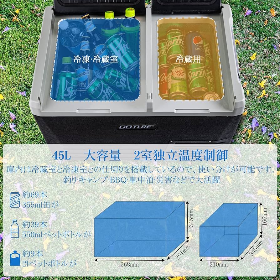 GOTURE ポータブル冷凍冷蔵庫　28L 楽天市場】クーポン発行中♪送料無料 Goture 28L 大容量 車載