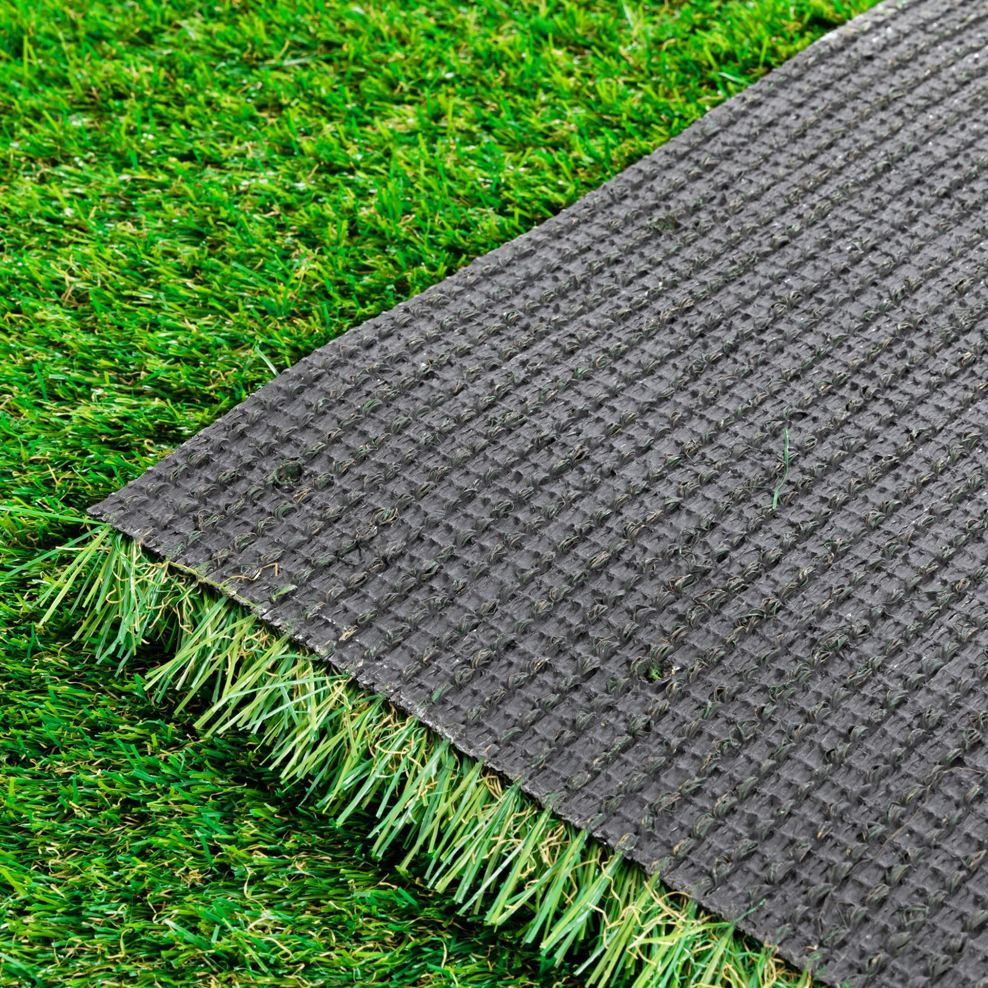 Steffensmeier Kunstrasen Montana 30 mm 1.544 g/m² extrem UV-beständig Soft Kollektion | Grün, Größe: 100x50 cm