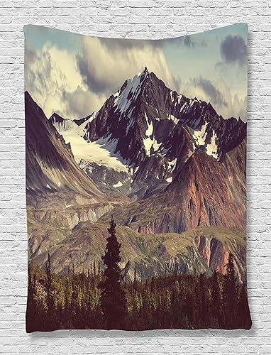 Miniatura 159 de Ambesonne Tapiz indie, estilo moderno de Memphis de los años ochenta, geométrico, abstracto, colorido, diseño de puntos, funky, para colgar en la