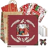 Christmas Scrapbook Album Gift Kit, 10