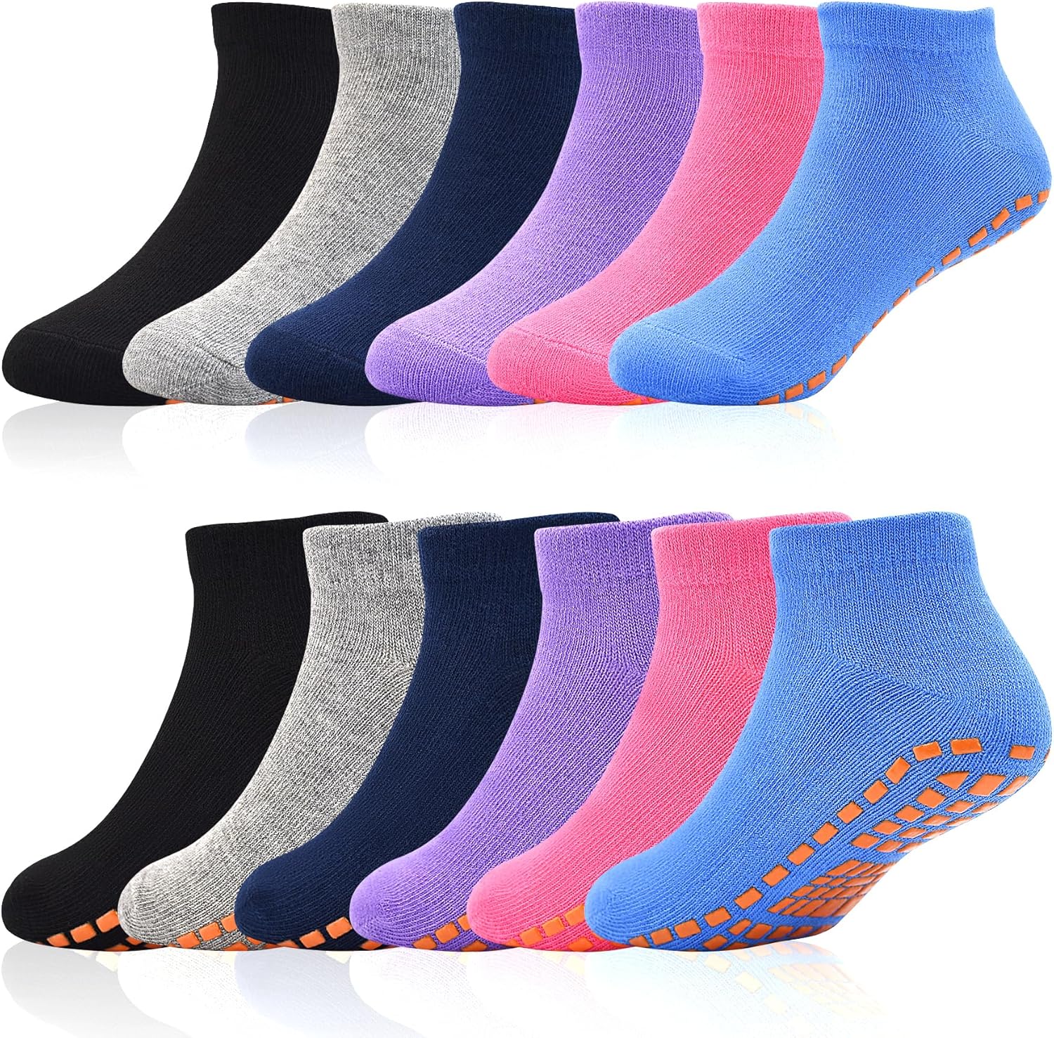 SkiBeaut Kid Trampolines Socks Ankle Grips Non Slip Child Socks for Boys Girls 2-5/6-9/10-13 Years SkiBeaut Kid Trampolines Socks Ankle Grips Non Slip Child Socks for Boys Girls 2-5/6-9/10-13 Years