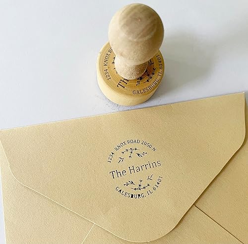 Miniatura 3 de 8 diseños para elegir! - Sello de dirección personalizado  Sello personalizado  Dirección de devolución autoentintada 3 líneas  Negro Rojo Azul