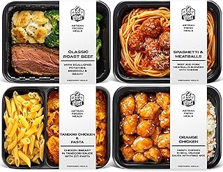 Grumpy Butcher Chef-Crafted Gourmet Meals Sampler: Comfort Classics, 4-pack (12 – 15 oz each) – Premium Prepared Meals & Entrees