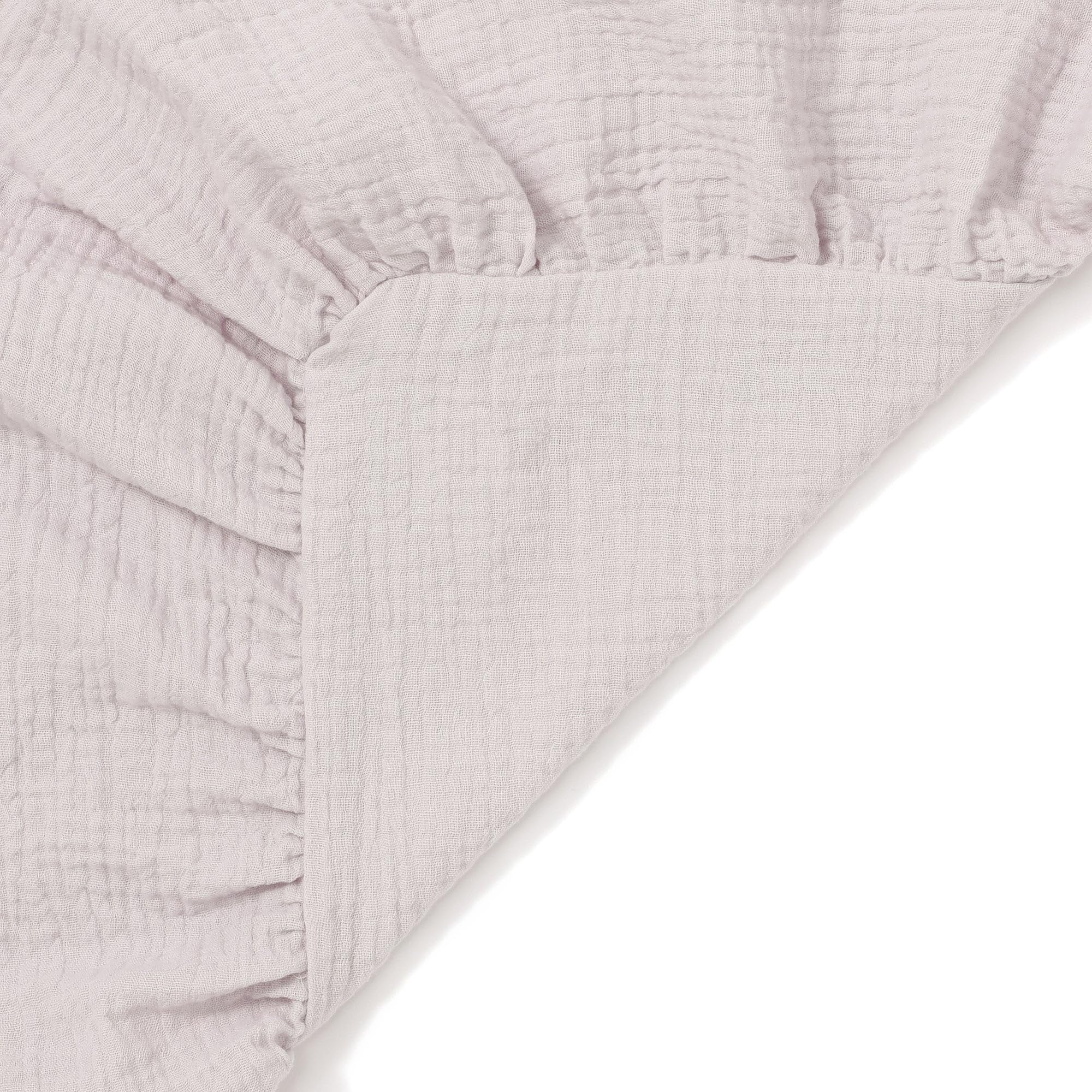 Francfranc フリル ガーゼ 掛け布団カバー シングル ふんわりやわらか フリルガーゼ 掛け布団カバー S IVXBK 綿100