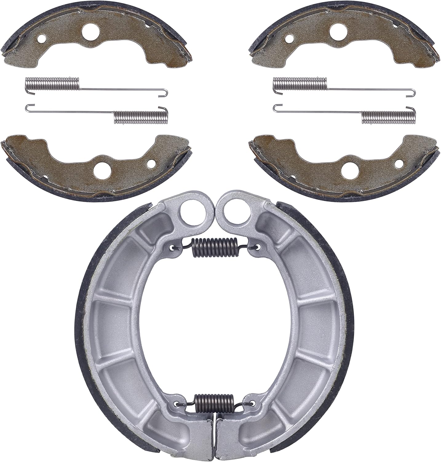 Front & Rear Brake Shoes for Honda Rancher 350 2000-2006/ Honda Rancher 400 2004-2007/Honda Foreman 400 1995-2003/Honda Foreman 450 1998-2004