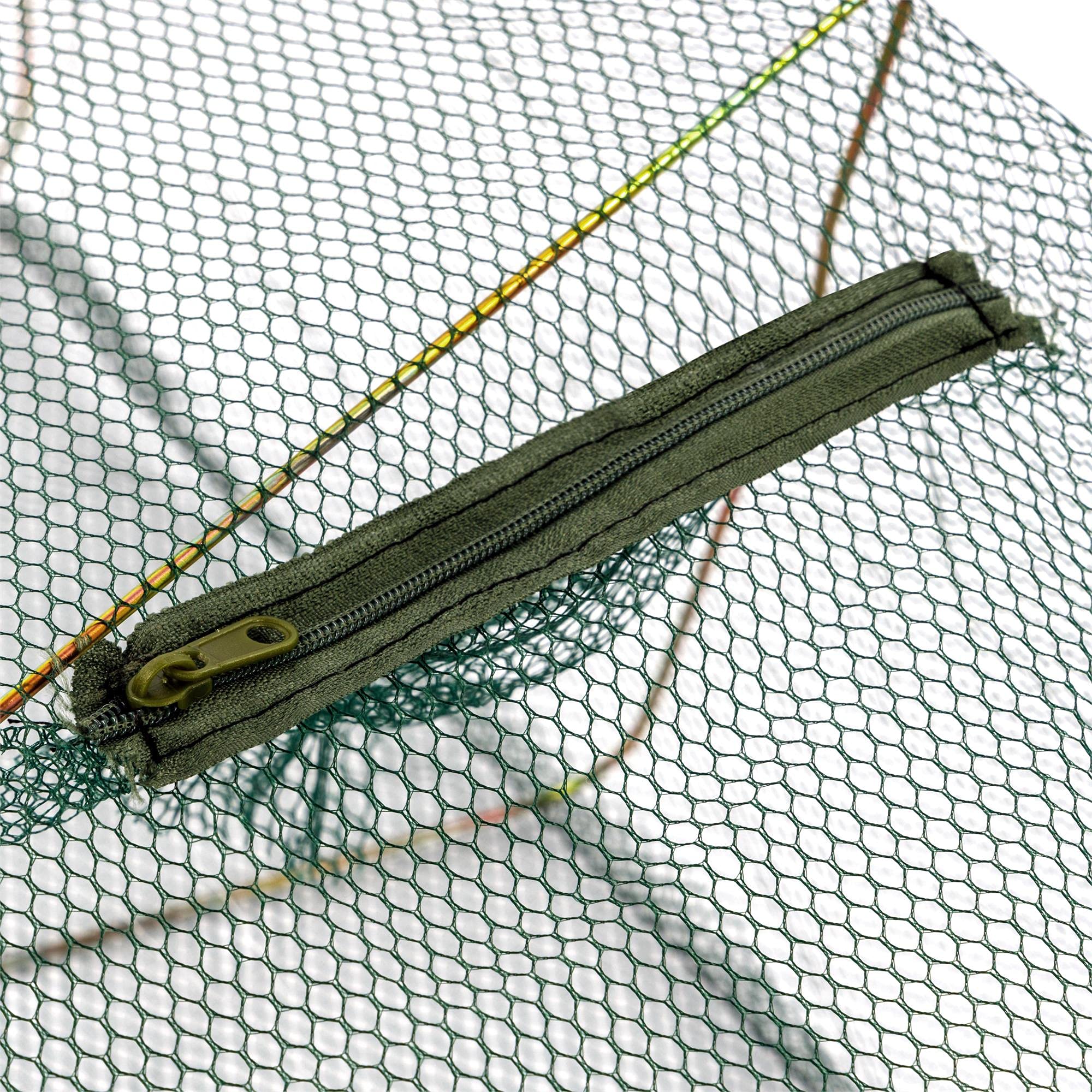 normani Köder Fisch Reuse Aalreuse mit Futterbeutel 55 cm bis 120 cm Fischfangnetz Krebsreuse Faltbare Angelnetzfalle