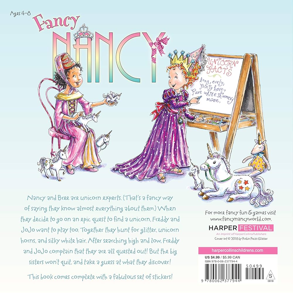 Fancy Nancy and the Quest for the Unicorn: Includes Over 30