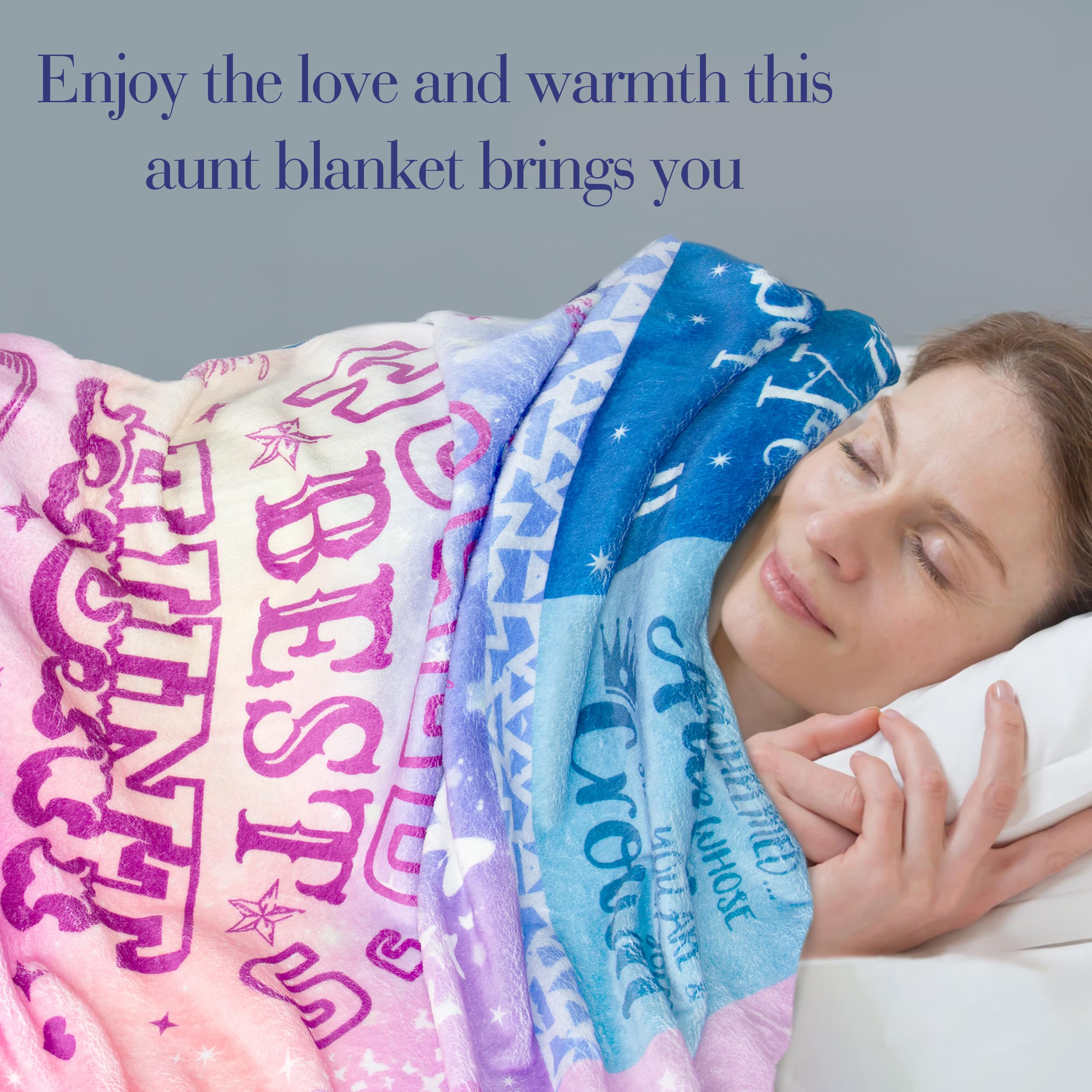 Coperta In Micropile Morbido Per Zia – 150x150 Cm – Regalo Personalizzato Per Compleanno, Natale, Festa Della Donna – Antipilling E Antirughe