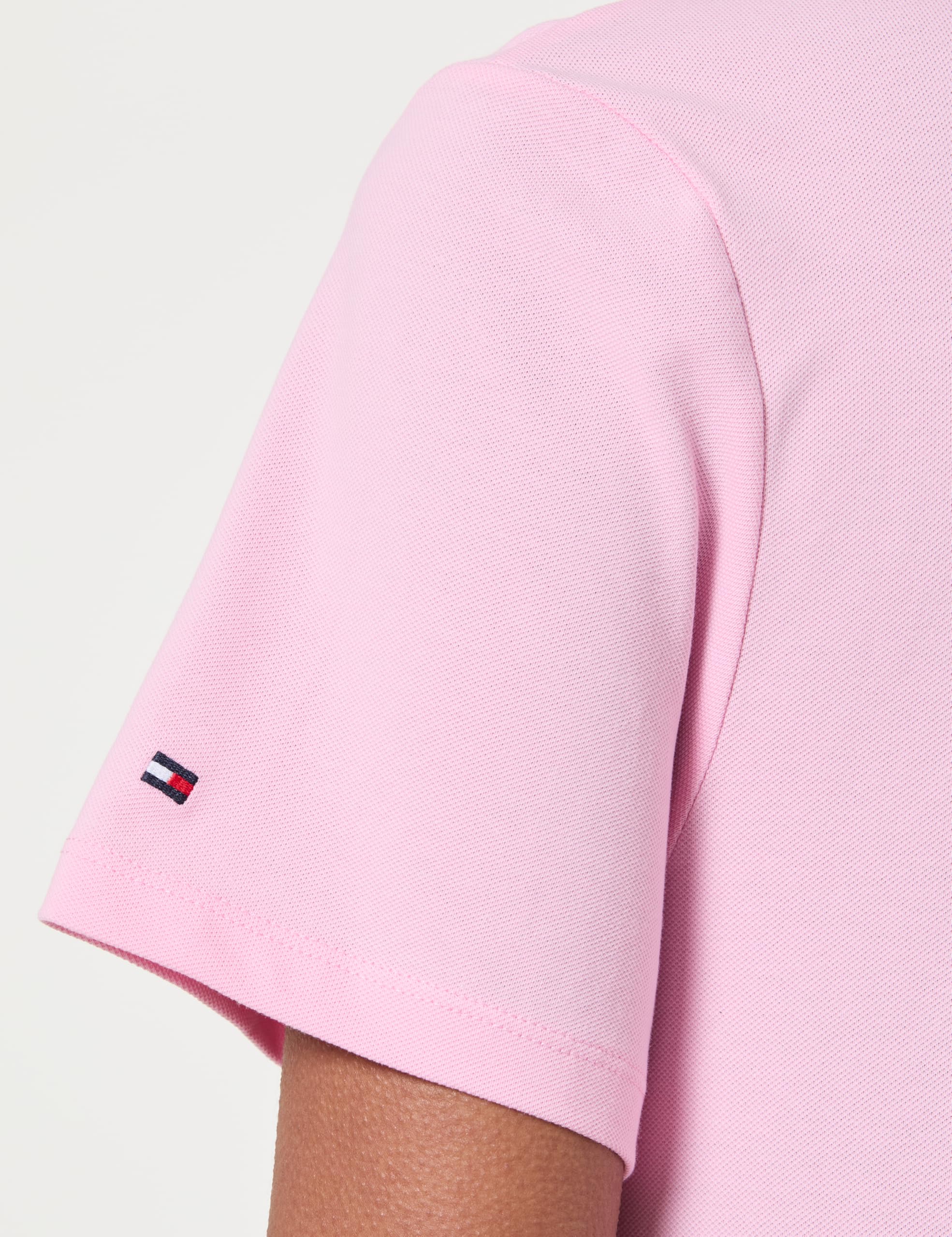 Tommy Hilfiger Damen Th Script Open-nk Polo DRS Ww0ww48749 Polokleid (1er Pack)