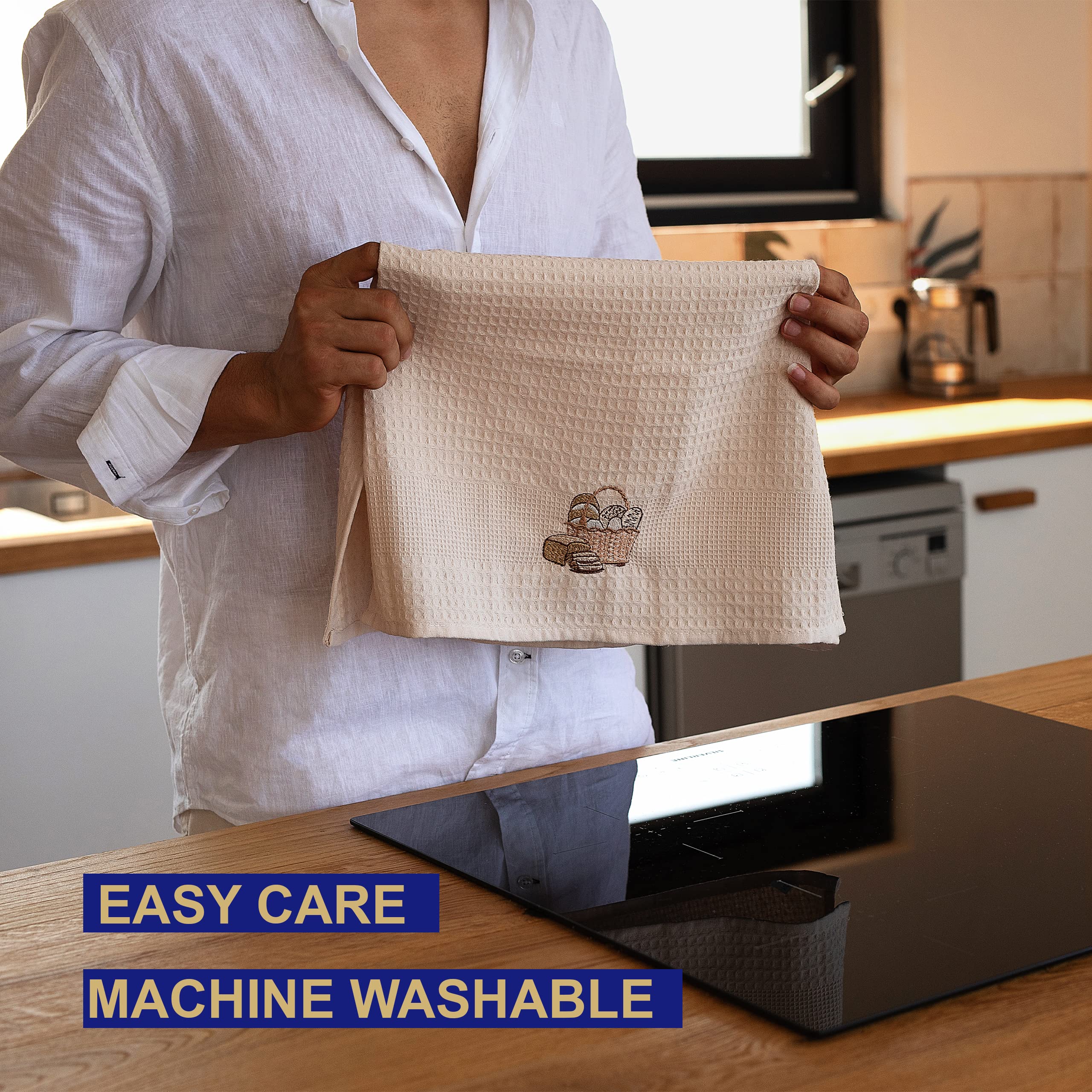 Serviettes De Cuisine 18 X 28 Pouces Pour La Cuisson Et Le Séchage Des Torchons, Shabby