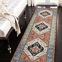 Vista 10 de Beeiva Alfombra lavable para pasillos, alfombra de pasillo de 2 x 6 pies, estilo vintage, tribal, medallón, alfombra de pasillo para baño, cocina
