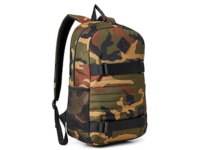 Herschel Supply Co. Fleet Skate Backpack Backpack Bags Woodland Camo/Black, Fleece/Mesh/Rubber