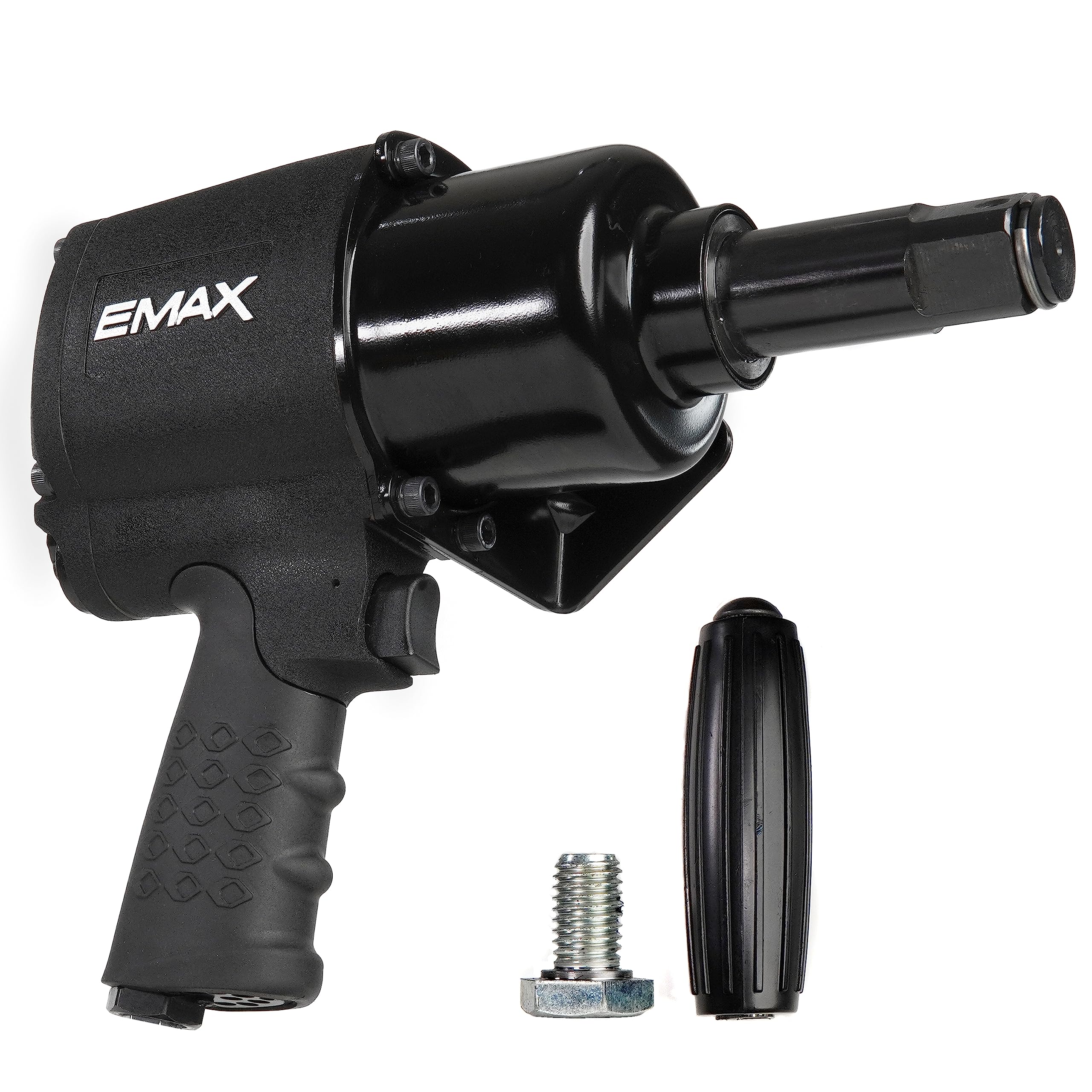 EMAX Air Impact Wrench - 1" Drive Pneumatic Mechanic Tool with 1,500 ft lbs Max Torque & 4,200 RPM - EATIWC1S1P