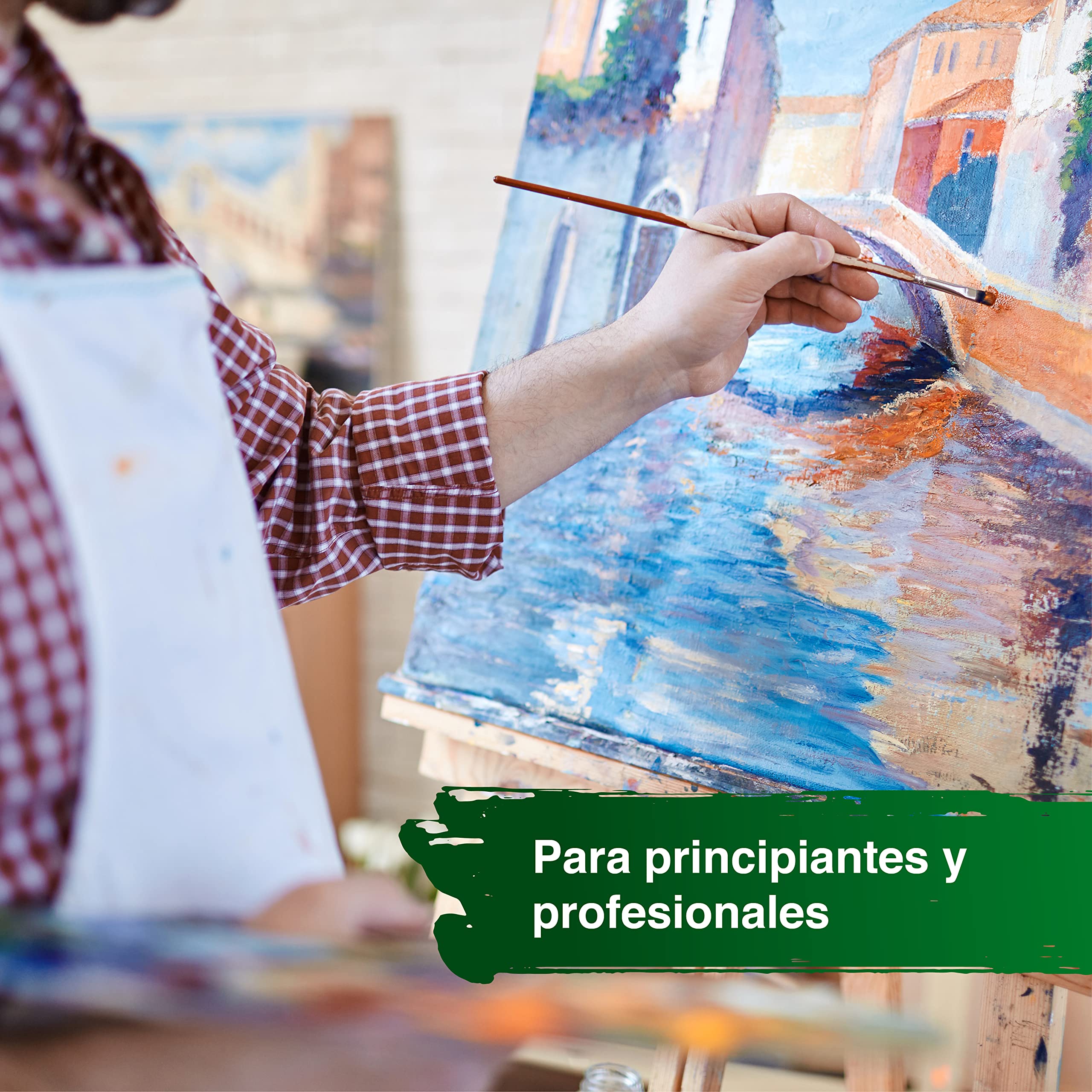 Artina Caballete de Pintura madera de haya maciza para lienzos hasta 120cm | para todas las técnicas y artistas plegable bastidor suelo atril Sevilla