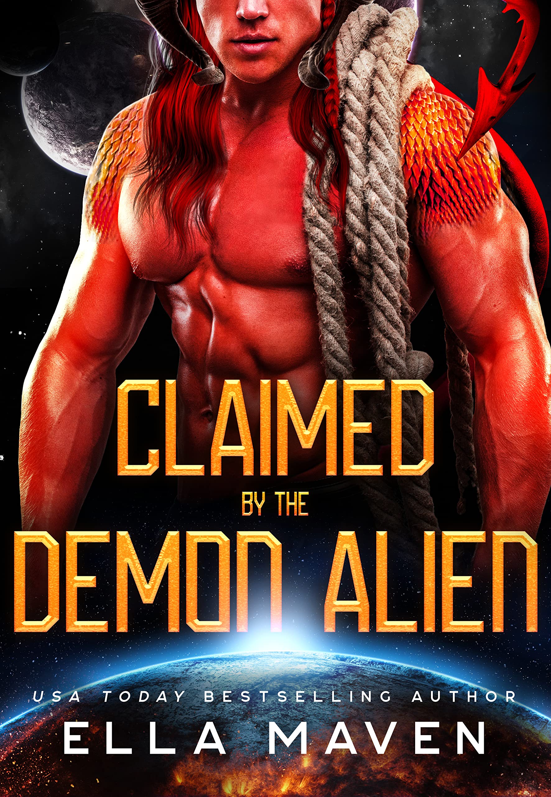 Claimed By the Demon Alien (A SciFi Romance)