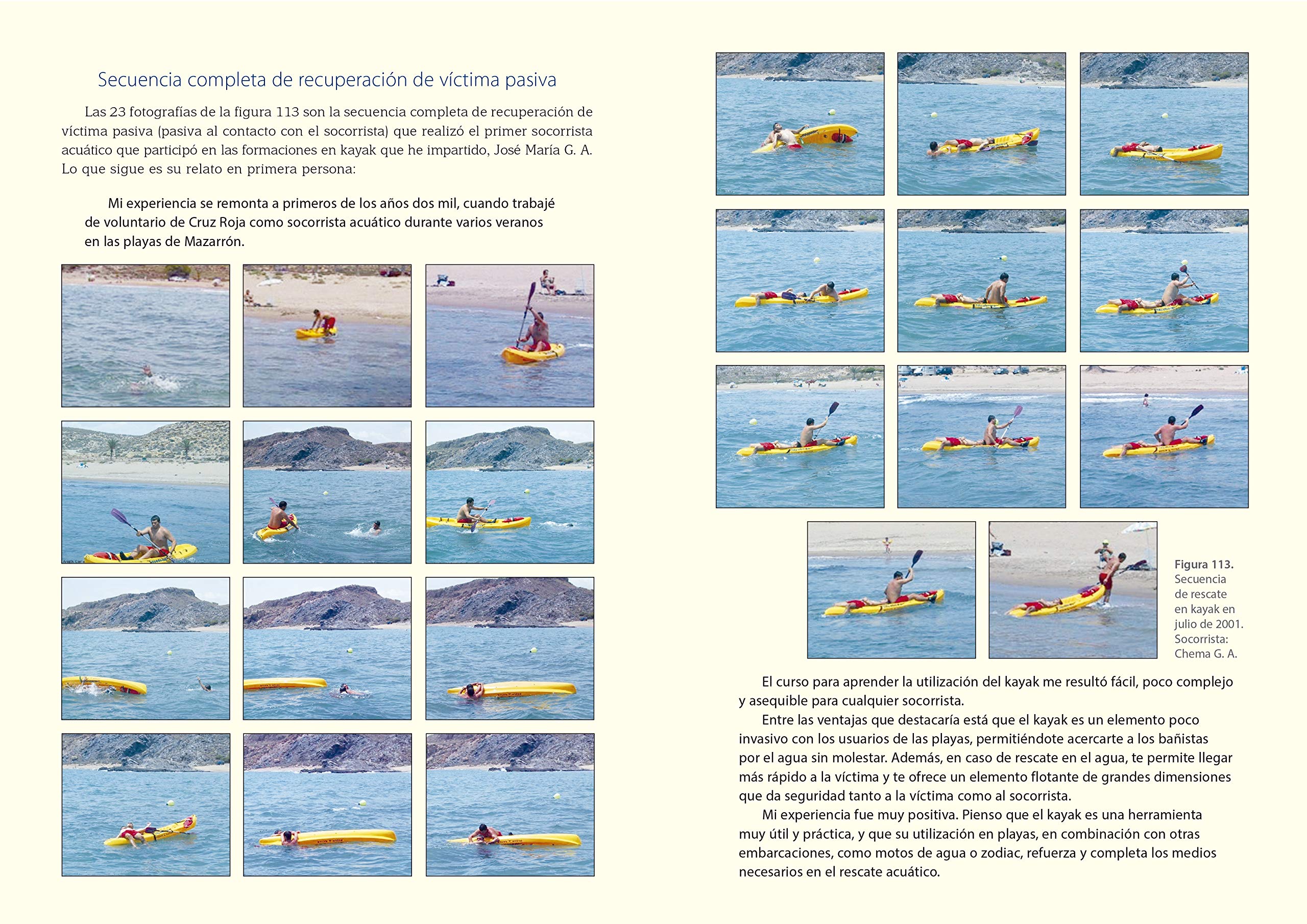 Kayak de rescate: Manejo, intervención y mantenimiento del kayak autovaciable (sit on top) en salvamento (SIN COLECCION)