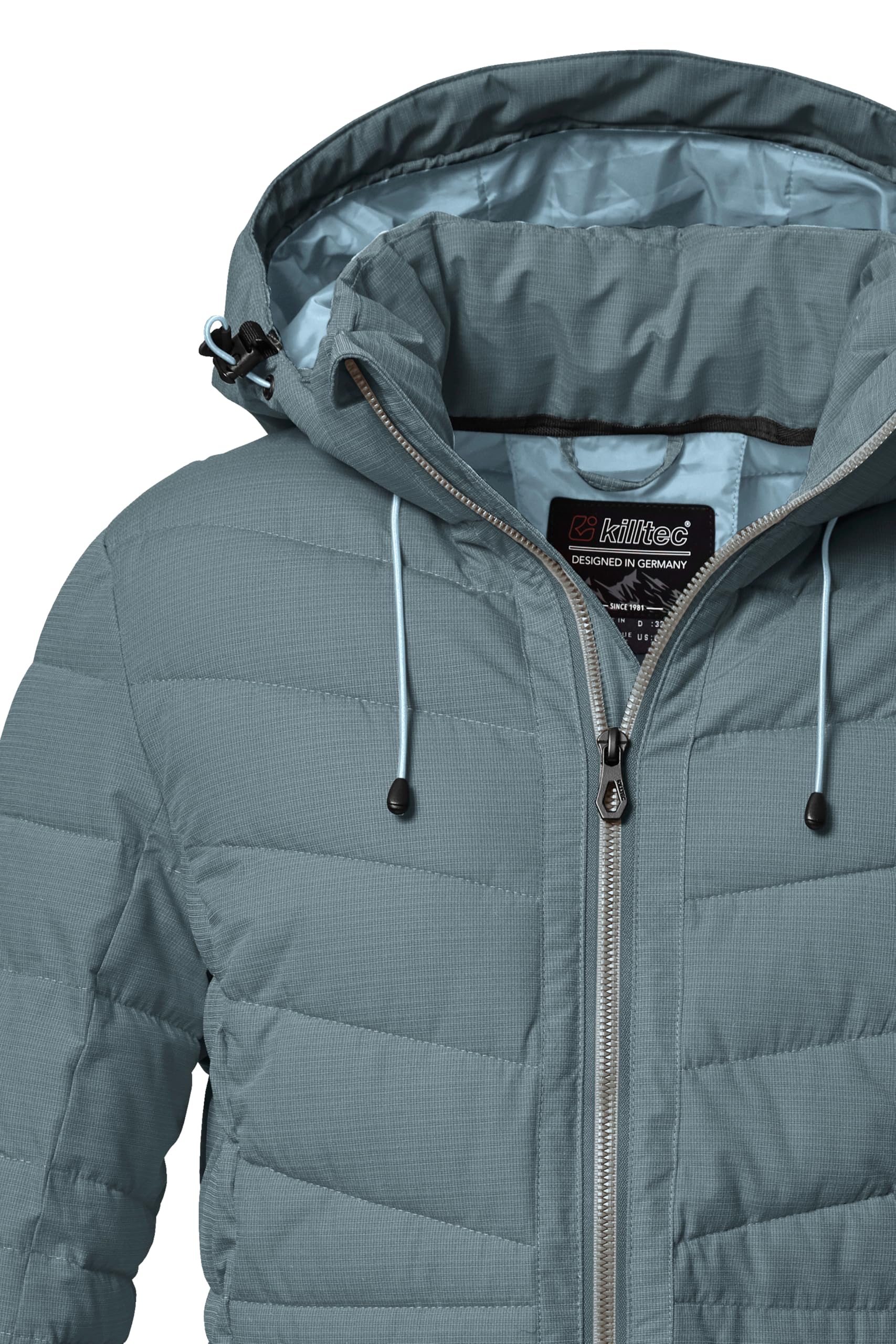 Killtec Damen Kow 10 Wmn Qltd Jckt Steppjacke/Jacke in Daunenoptik mit Kapuze