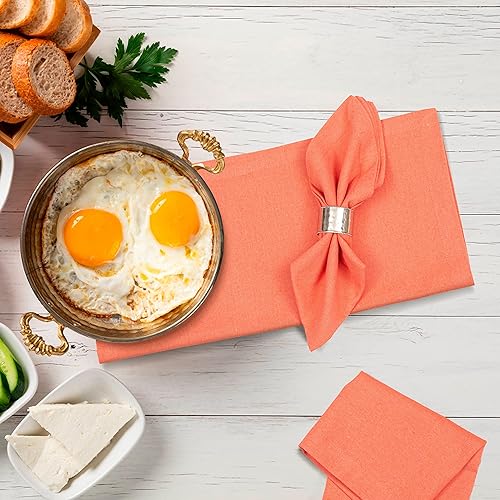 Miniatura 67 de Servilleta de tela de algodón de 18 x 18 pulgadas, color azul, servilletas de uso diario, servilletas de algodón, servilletas de boda, servilletas