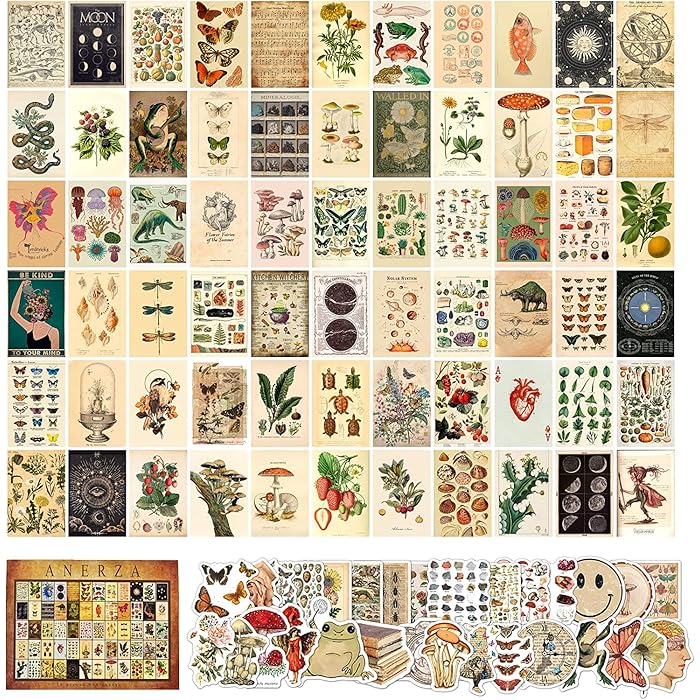 Buy Vintage Wall Collage Kit Aesthetic Pictures, 70PCS Posters for Room