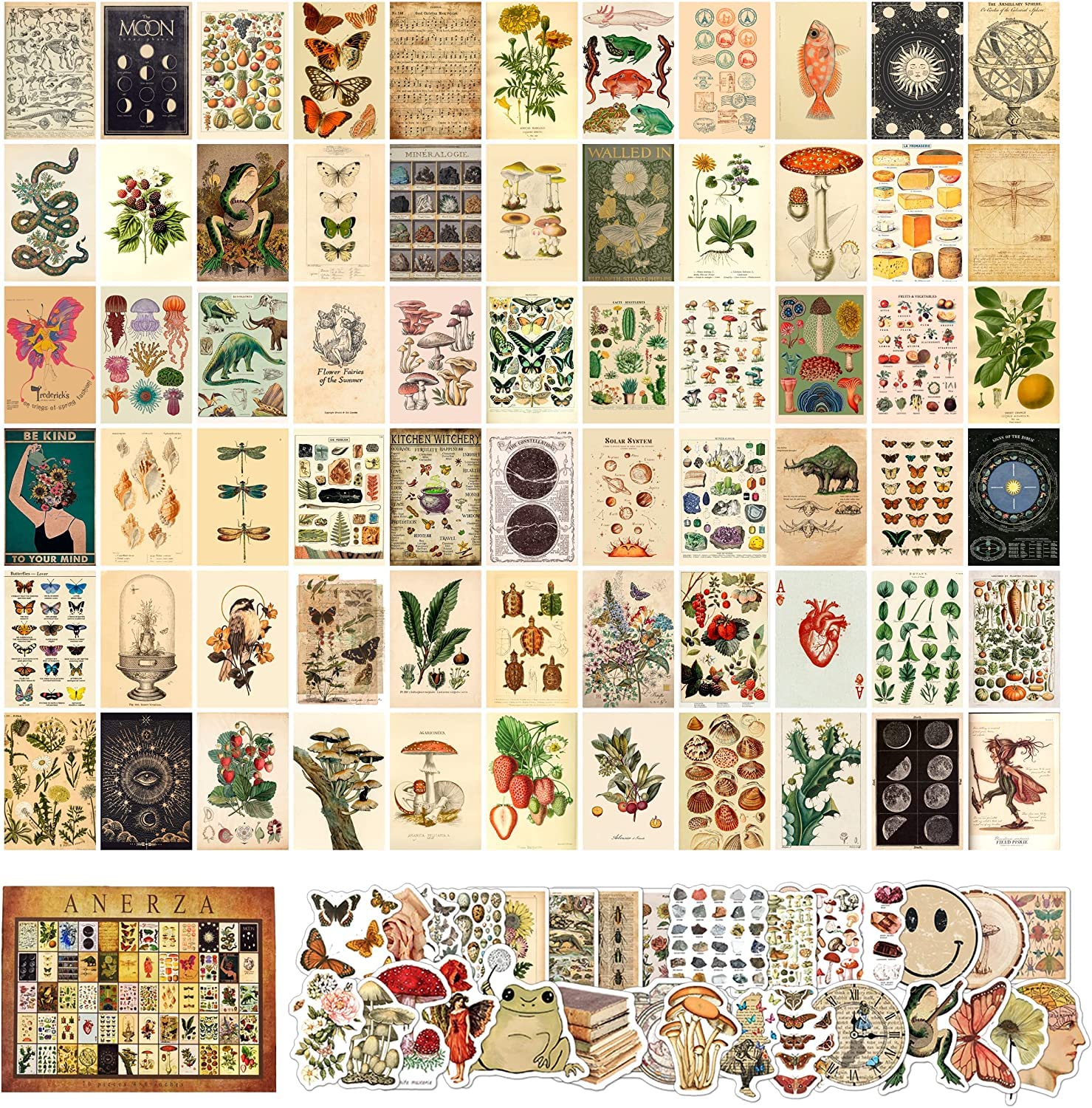 Buy Vintage Wall Collage Kit Aesthetic Pictures, 70PCS Posters for Room ...