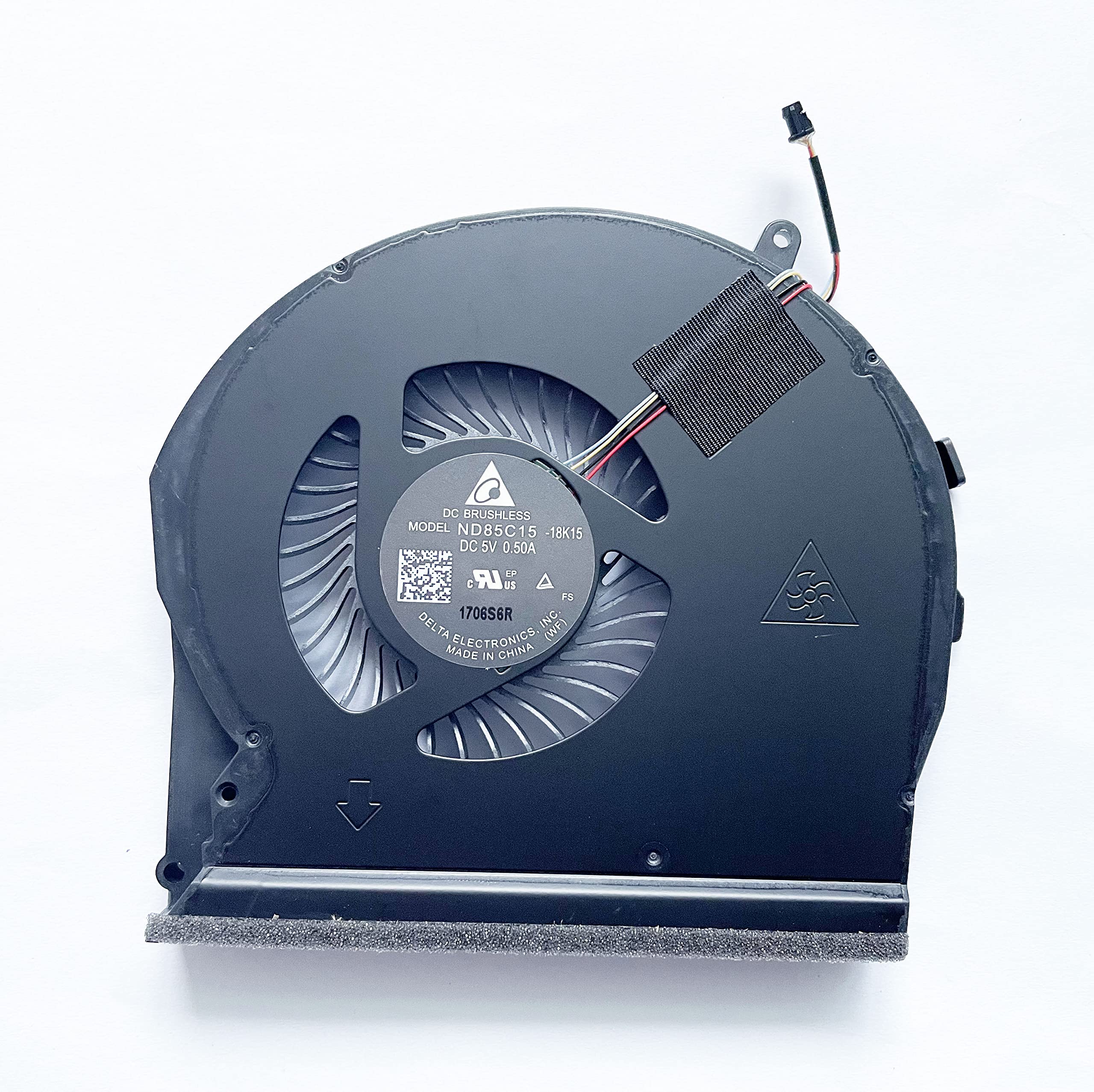 Ventilateur de refroidissement CPU + GPU de rechange pour HP Gaming Pavilion 17-CD 17-CD0010TX 17-CD0022TX 17-CD0026 TPN-C142 Series ND85C15-18K15 ND85C14-18K14 9116FPR 0X07SBR L568773-001