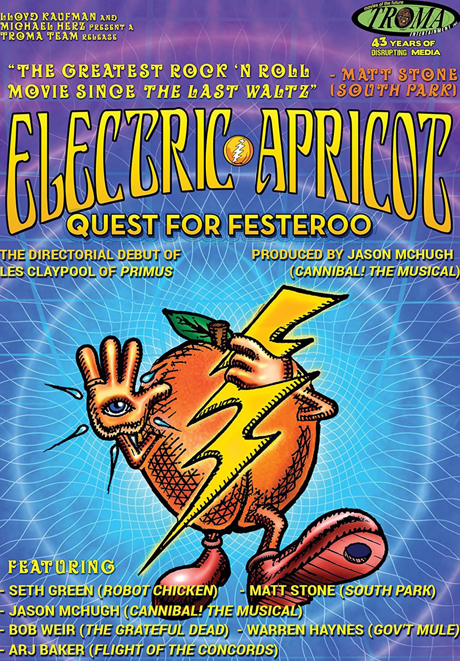 Electric Apricot DVD USA si buscas humor irreverente sobre bandas de rock